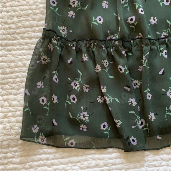 Miss Selfridge Floral Off-Shoulder Chiffon Dress - Picture 5 of 8